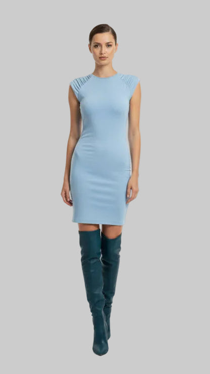 Vestido Power Shoulders