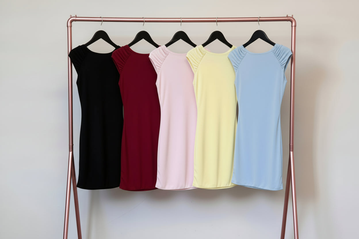 Vestido Power Shoulders