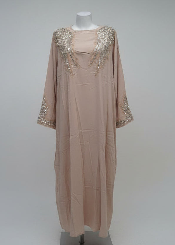 Túnica Larga  Alas de Luz · Bordado con Pedrería · Talla Única