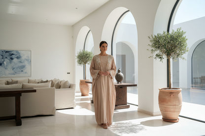 Túnica Larga  Alas de Luz · Bordado con Pedrería · Talla Única