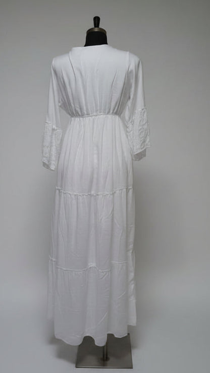 Vestido Largo Cotton Bloom