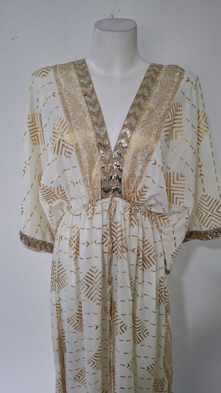 Vestido Largo Golden Tribe