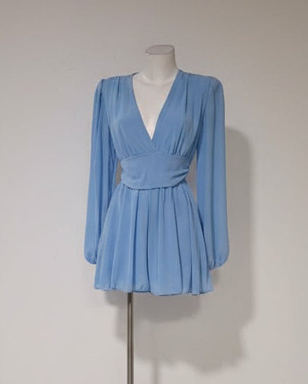 Mono-Vestido Ice Blue Whisper