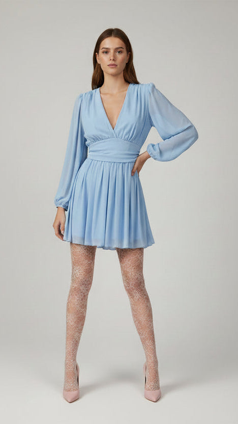 Mono-Vestido Ice Blue Whisper