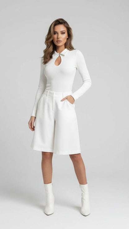 Body Keyhole Polo cuello 2 posiciones  · 3 colores