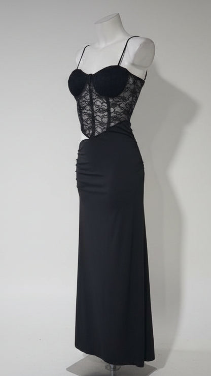 Vestido Corset Lace Cut