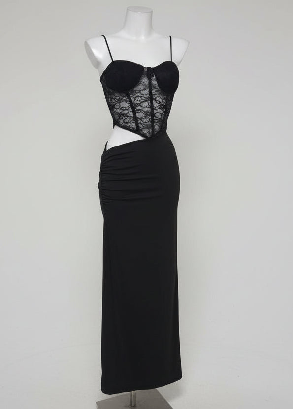 Vestido Corset Lace Cut