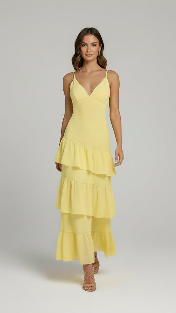 Vestido Capri Volantes · 4 colores