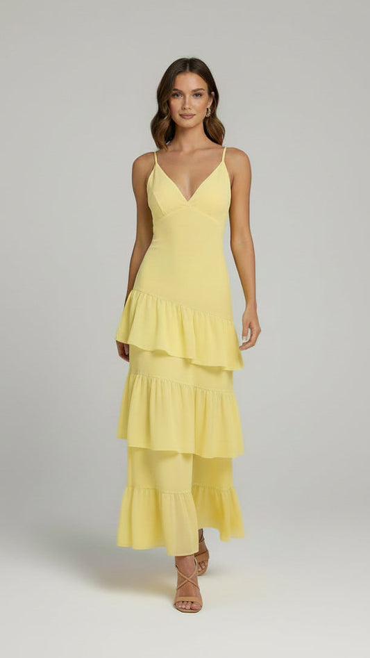 Vestido Capri Volantes · 4 colores