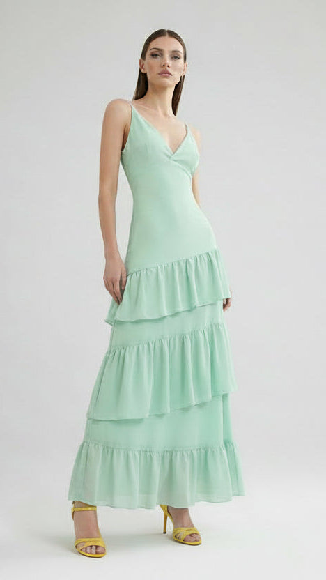 Vestido Capri Volantes · 4 colores