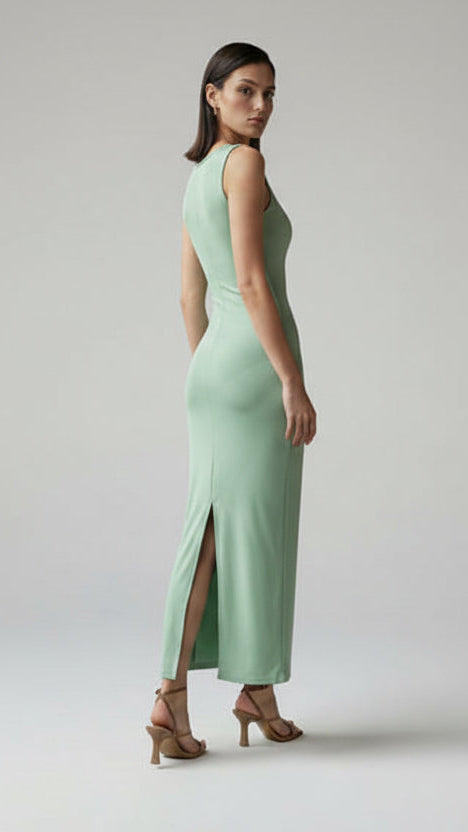 Vestido Largo Ajustado de Tirantes · 5 colores