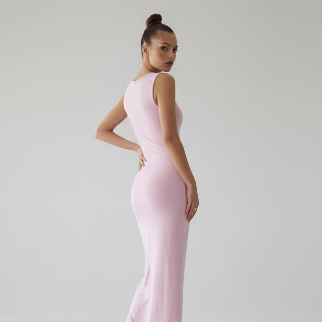 Vestido Largo Ajustado de Tirantes · 5 colores