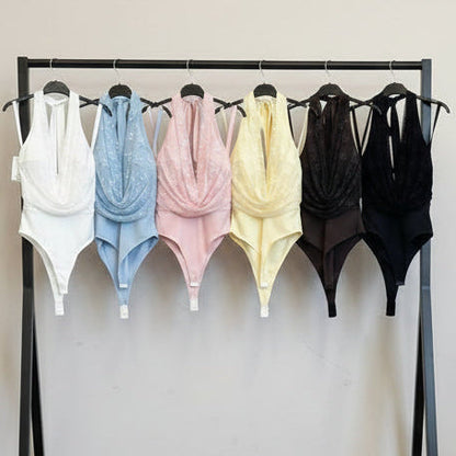 Body Halter Encaje · 6 colores