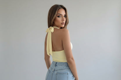 Body Halter Encaje · 6 colores