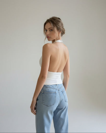 Top Halter Hebilla · 3 colores