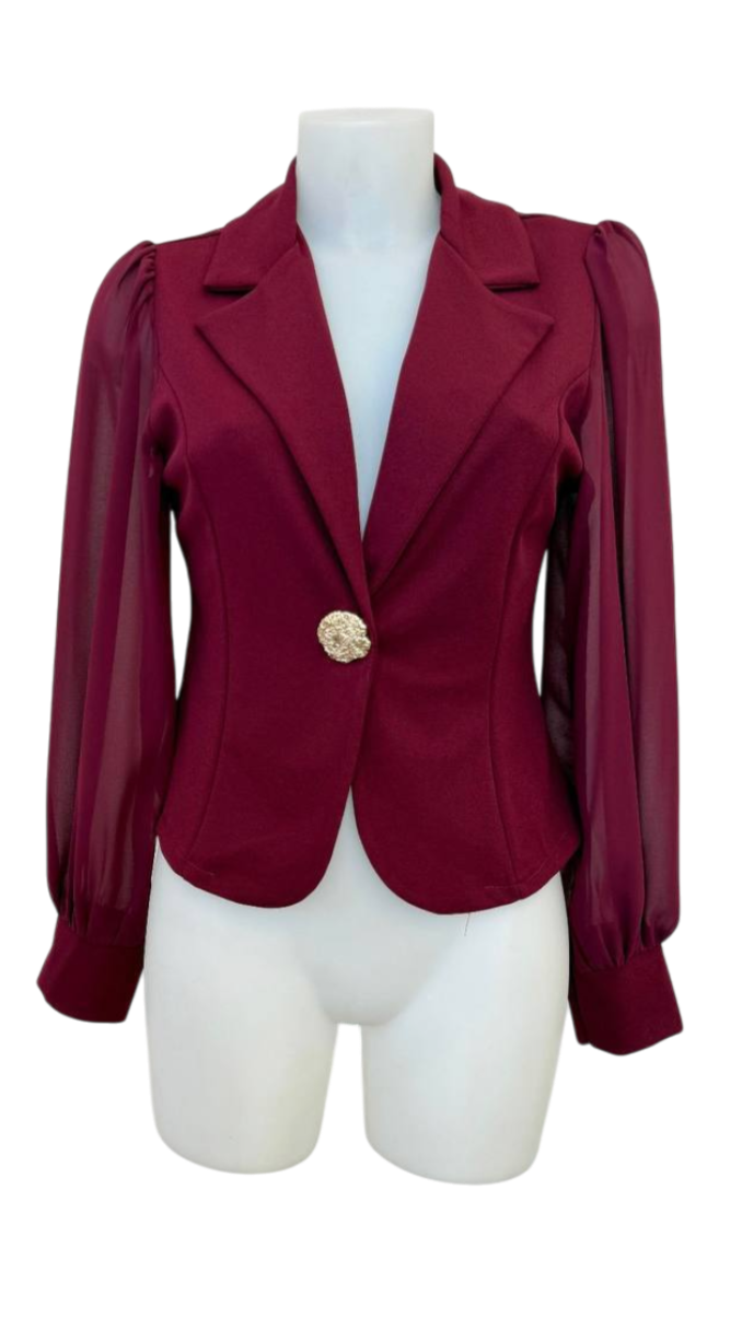 Veste à bouton bijou – Couleur tendance cet automne 🍂