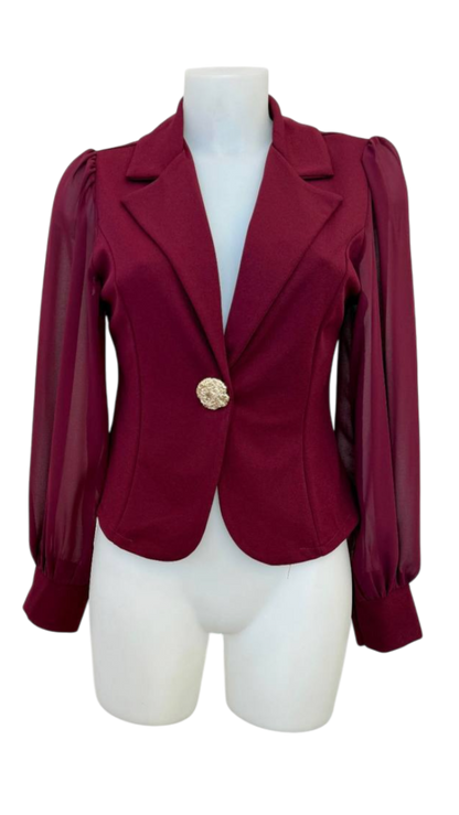 Veste à bouton bijou – Couleur tendance cet automne 🍂