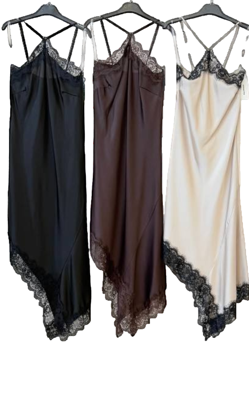 Robe nuisette en dentelle – La tendance de cet automne ✨ 3 couleurs