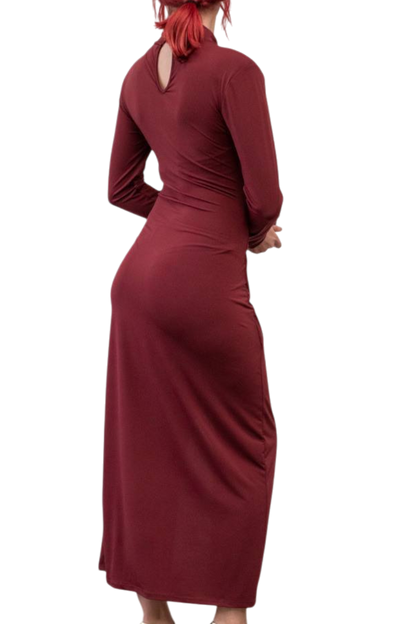 ✨ Robe midi à boucle dorée ✨